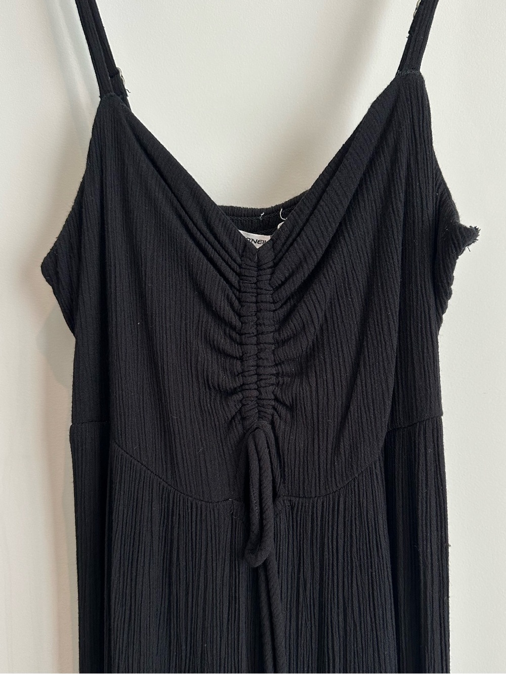 O'Neill Black Keiko Crinkle Woven Jumper, Size Medium, VGUC - Picture 7 of 12